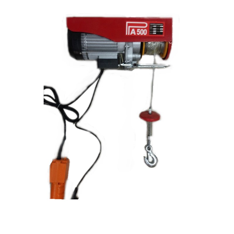 PA Series Mini Electric Hoist with Trolley  Electric Hoist with Trolley mounted on I-beam
